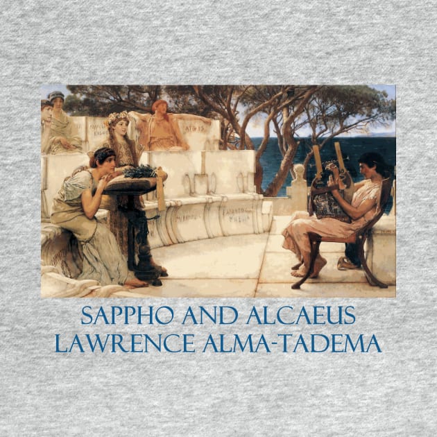 Sappho and Alcaeus by Lawrence Alma-Tadema by Naves